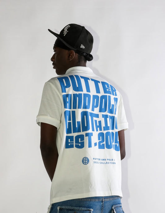 PNP Blue and White Polo